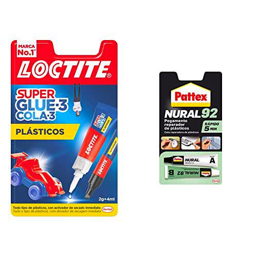 Loctite Super Glue3, adhesivo instantáneo plasticos dificiles nural.es